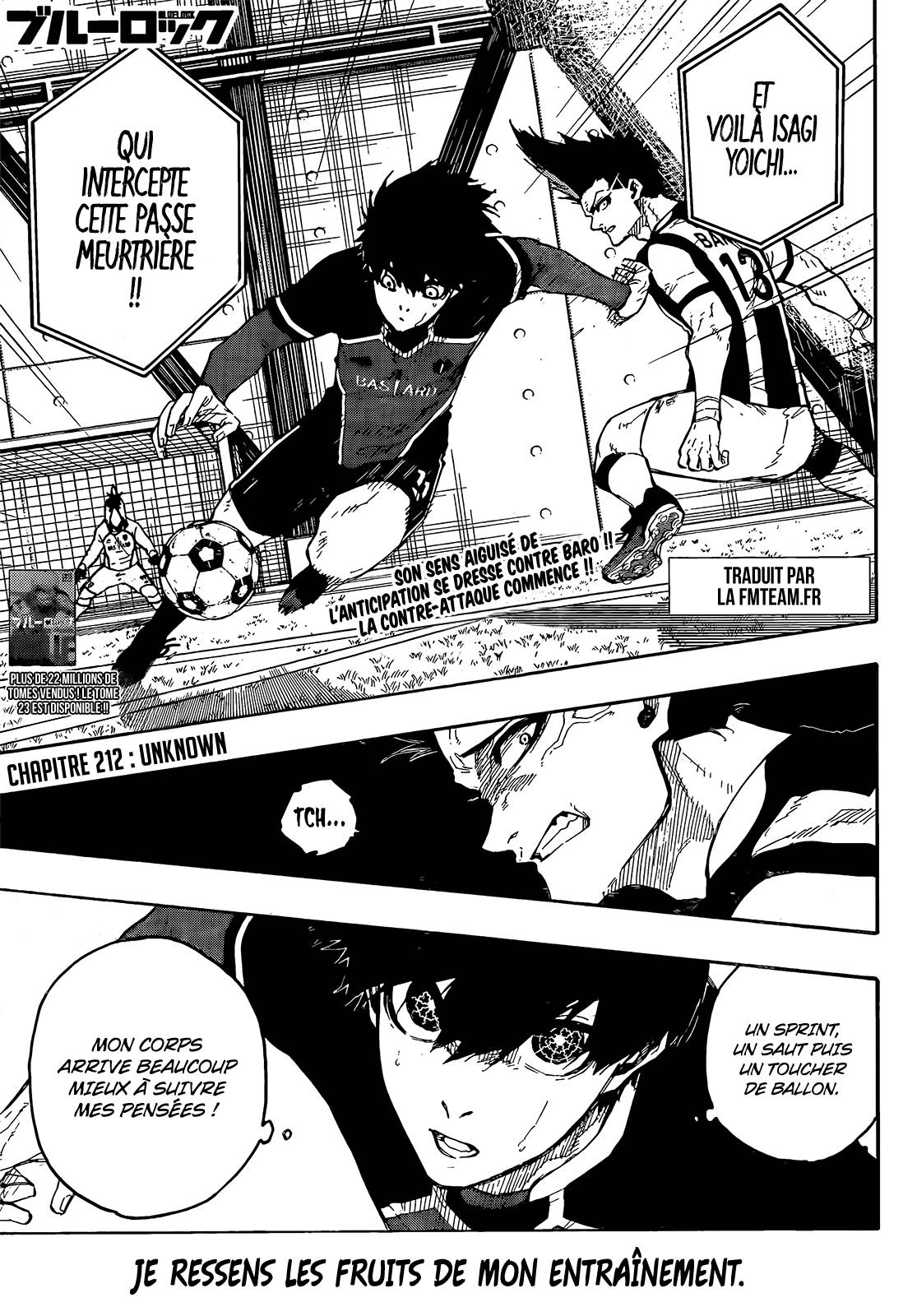 Lecture en ligne Blue Lock 212 page 1