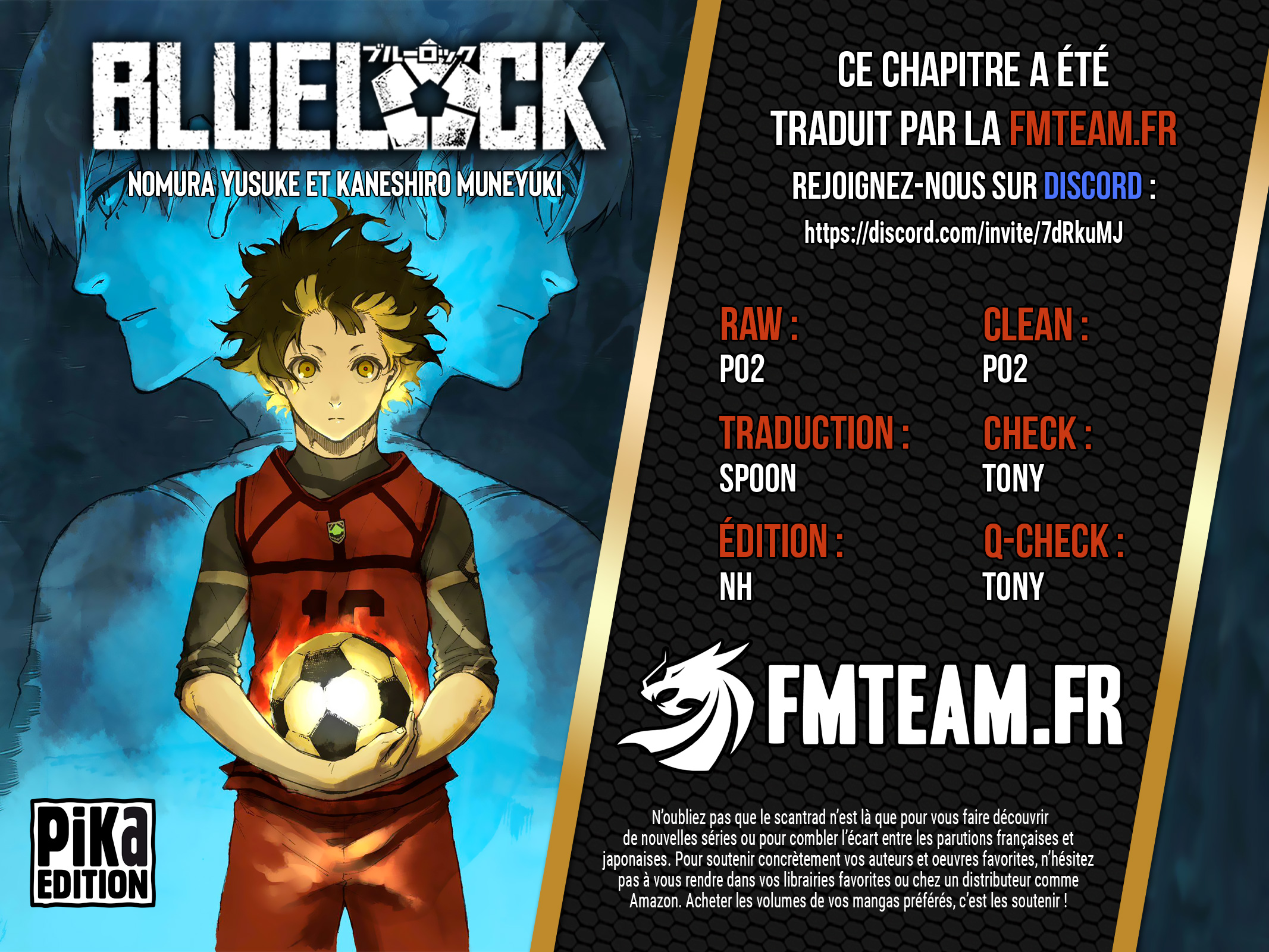 Lecture en ligne Blue Lock 212 page 2