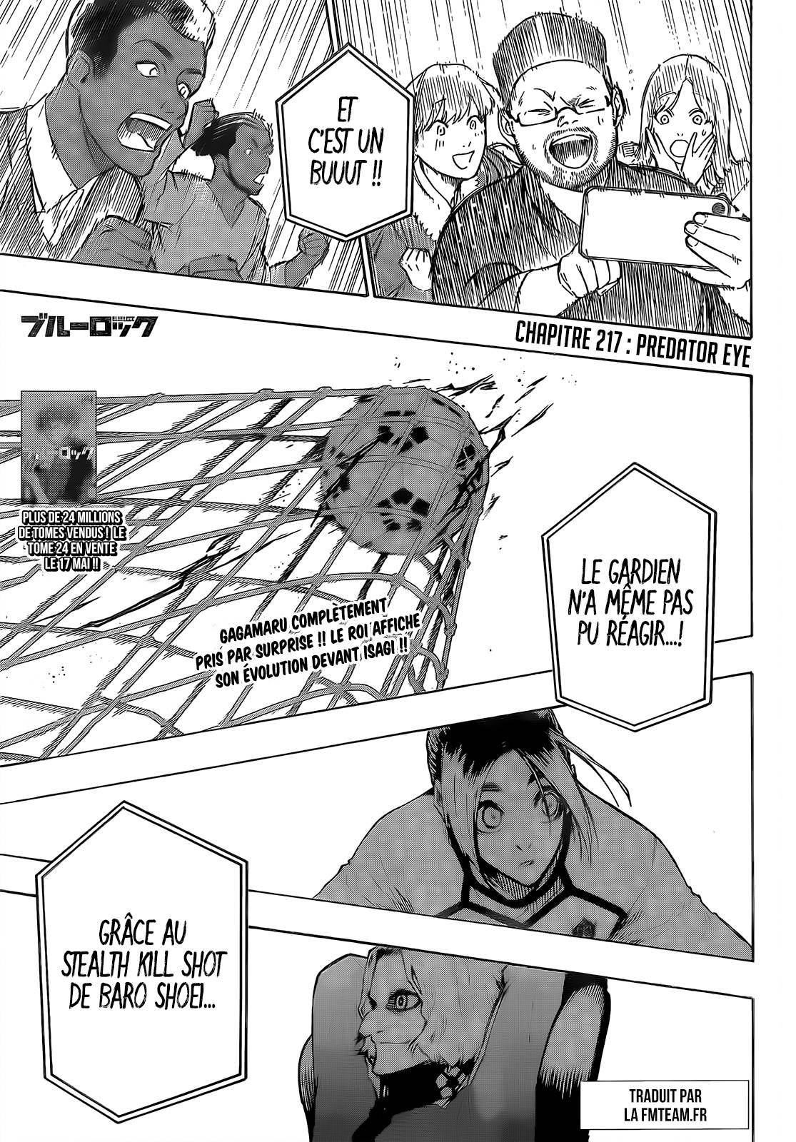 Lecture en ligne Blue Lock 217 page 1