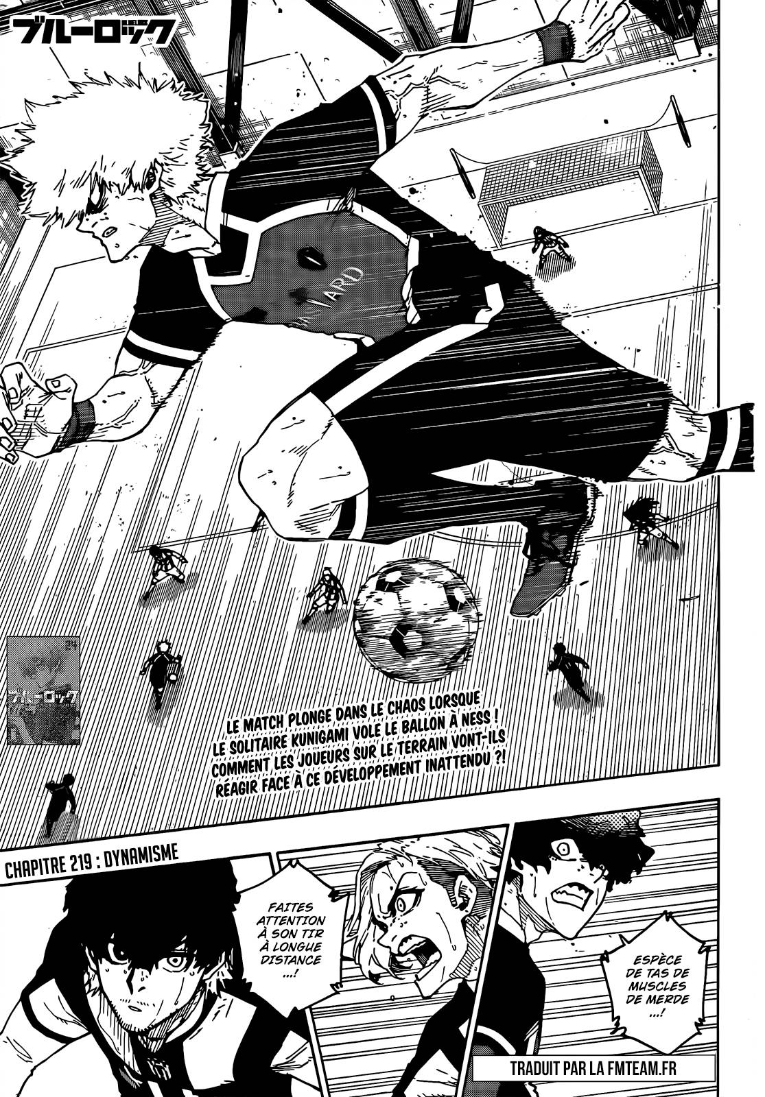 Lecture en ligne Blue Lock 219 page 1