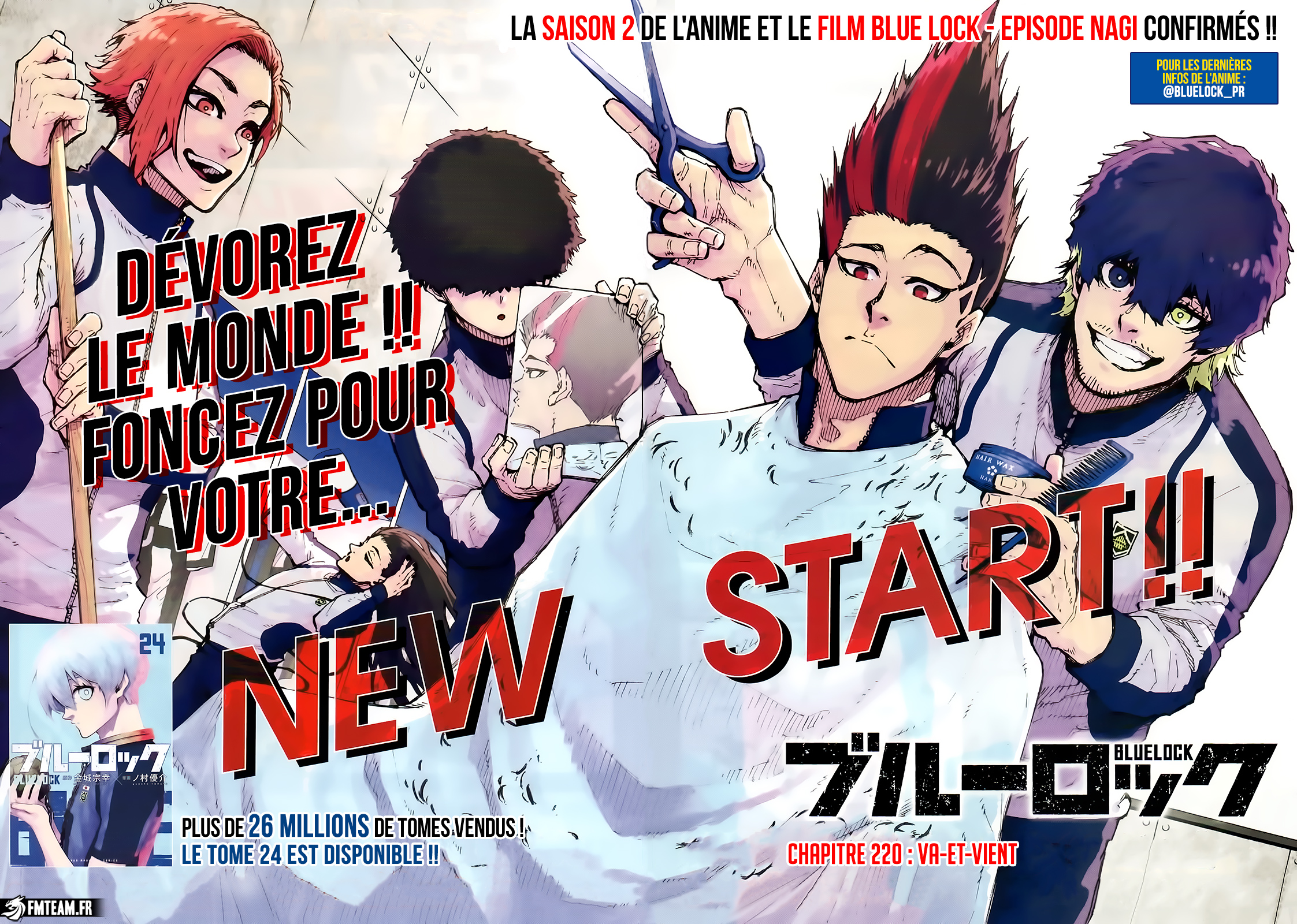 Lecture en ligne Blue Lock 220 page 1