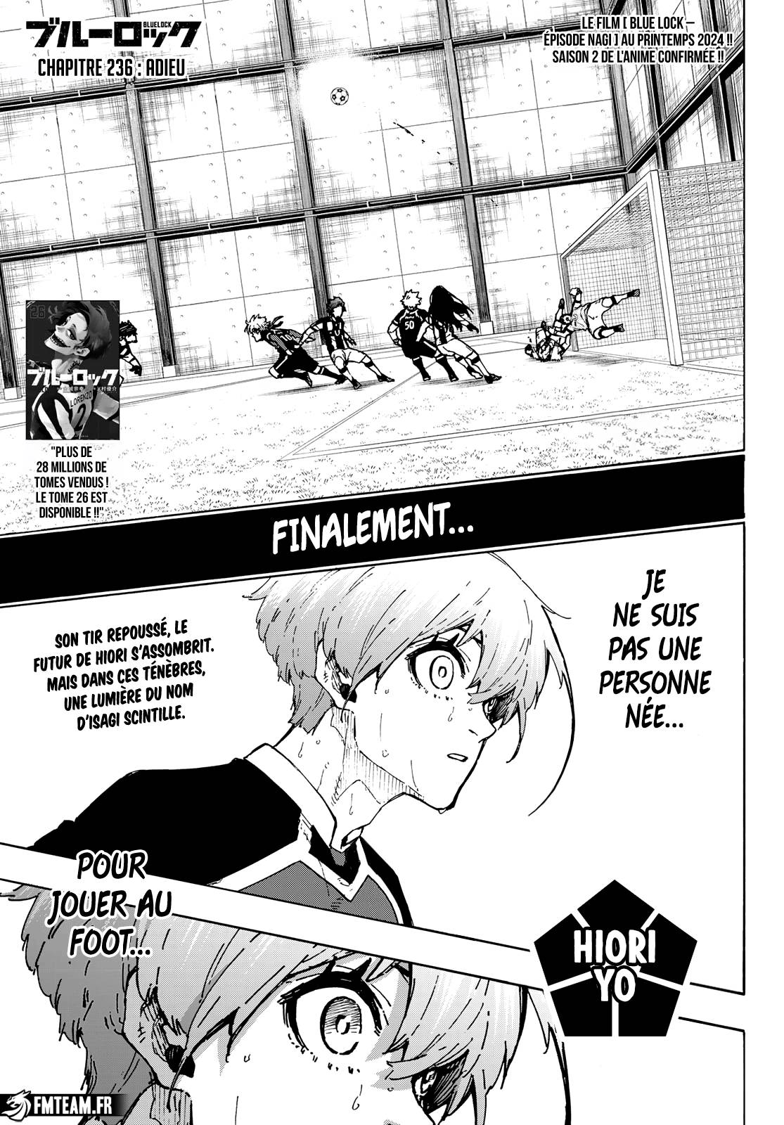 Lecture en ligne Blue Lock 236 page 1