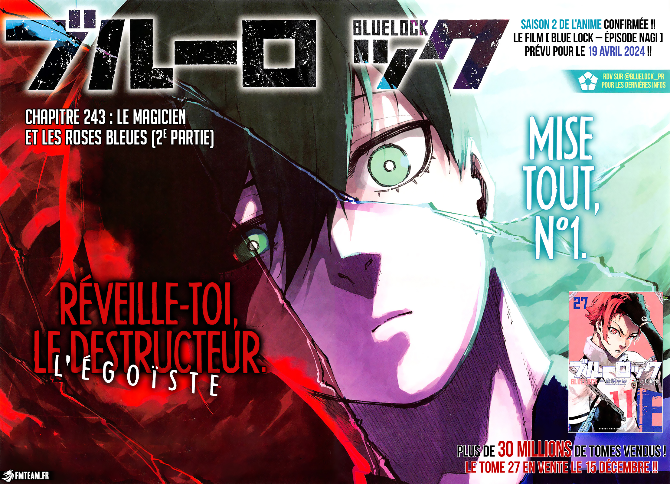 Lecture en ligne Blue Lock 243.2 page 1