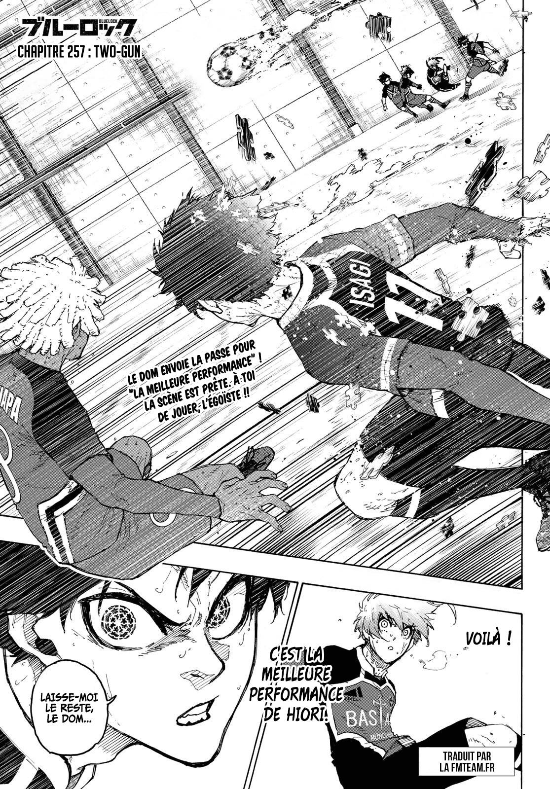 Lecture en ligne Blue Lock 257 page 1