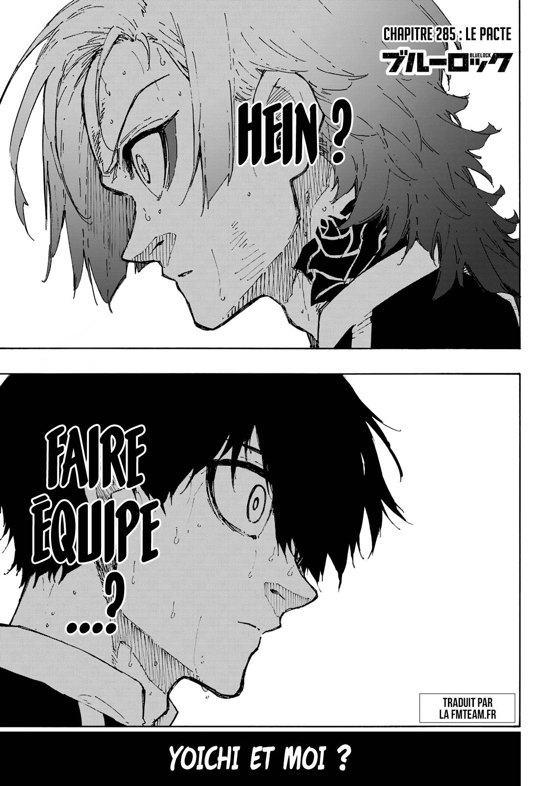 Lecture en ligne Blue Lock 285 page 1