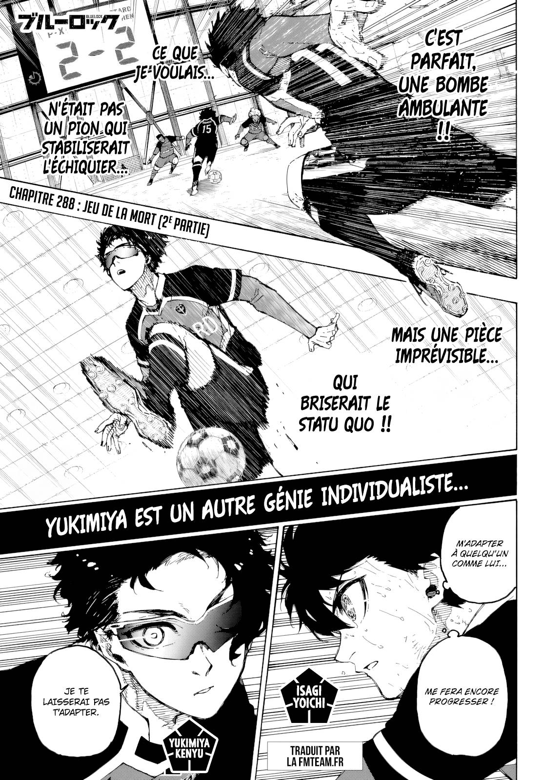 Lecture en ligne Blue Lock 288.2 page 1