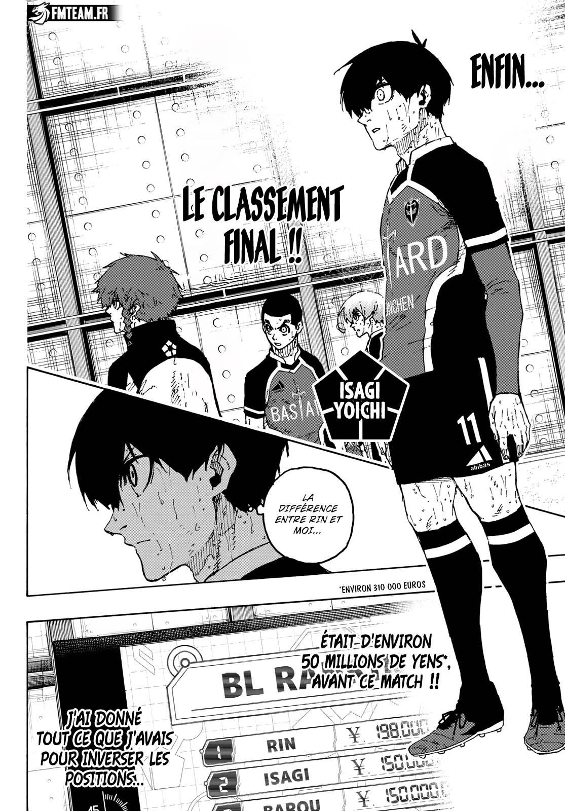 Lecture en ligne Blue Lock 295 page 12