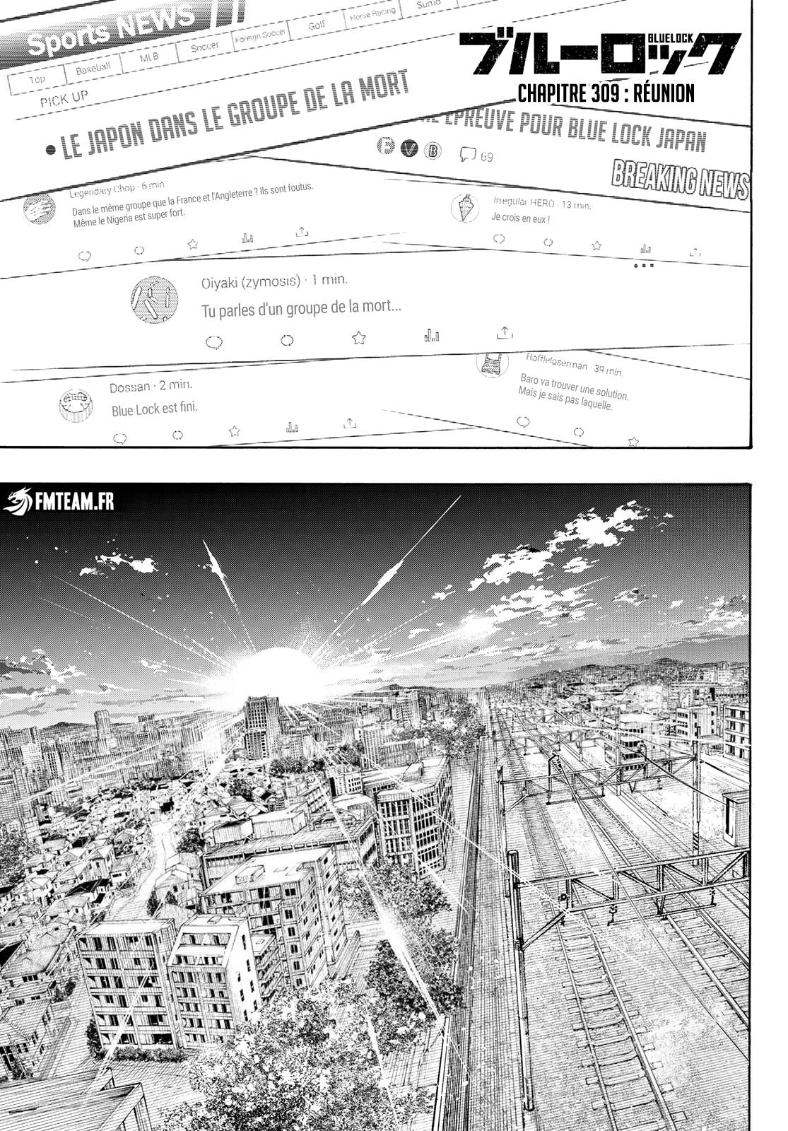 Lecture en ligne Blue Lock 309 page 1