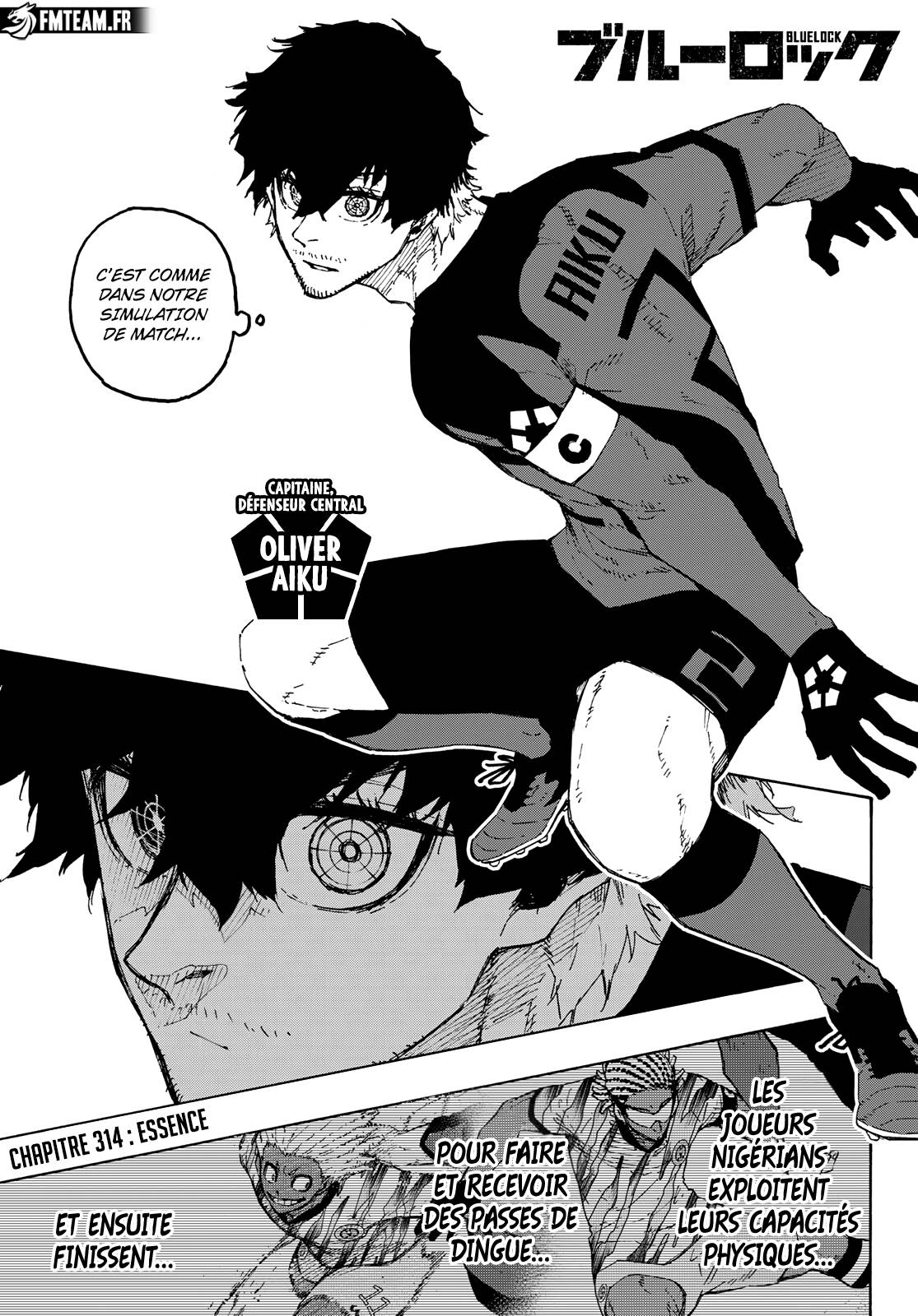 Lecture en ligne Blue Lock 314 page 1