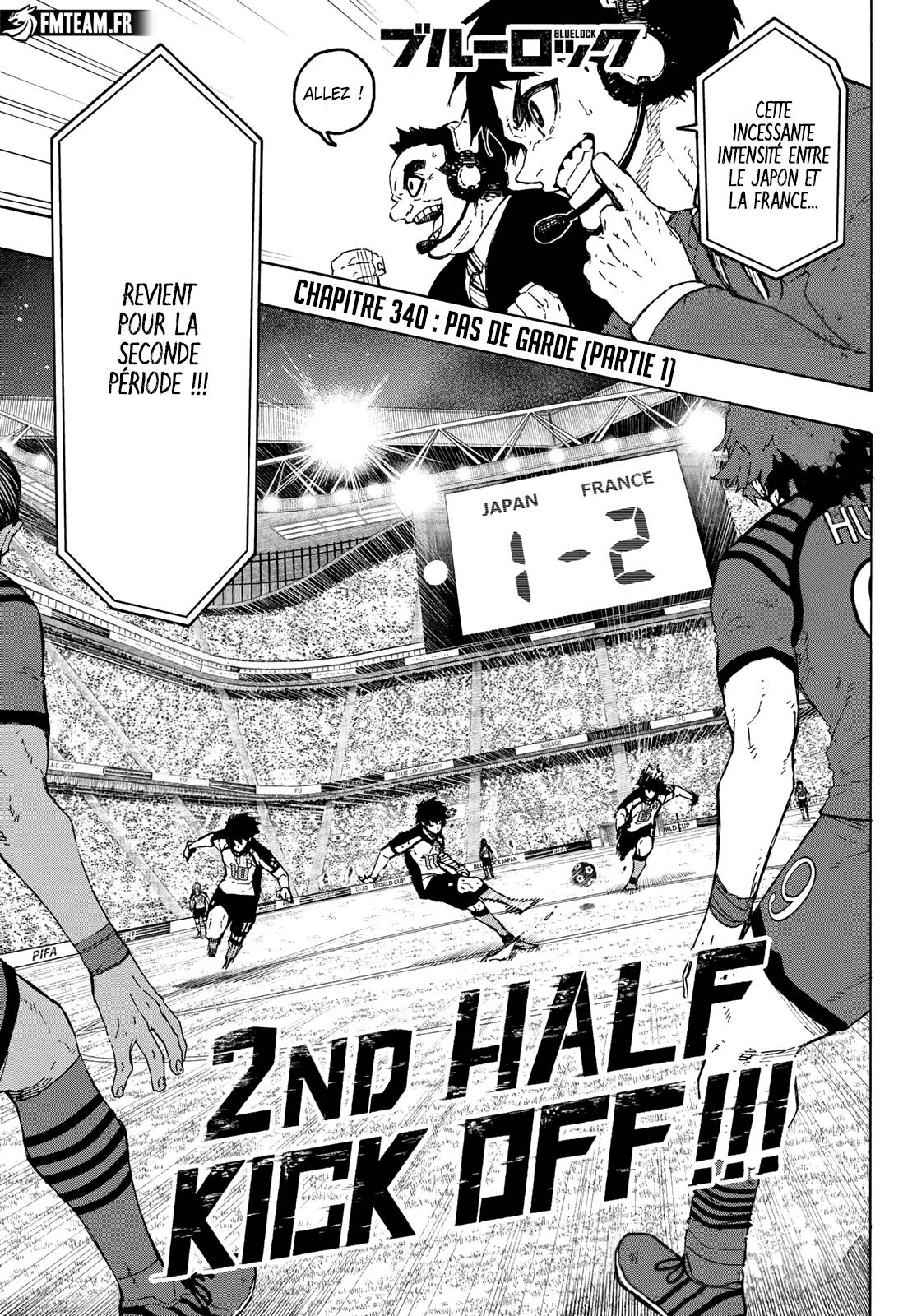 Lecture en ligne Blue Lock 340.1 page 1