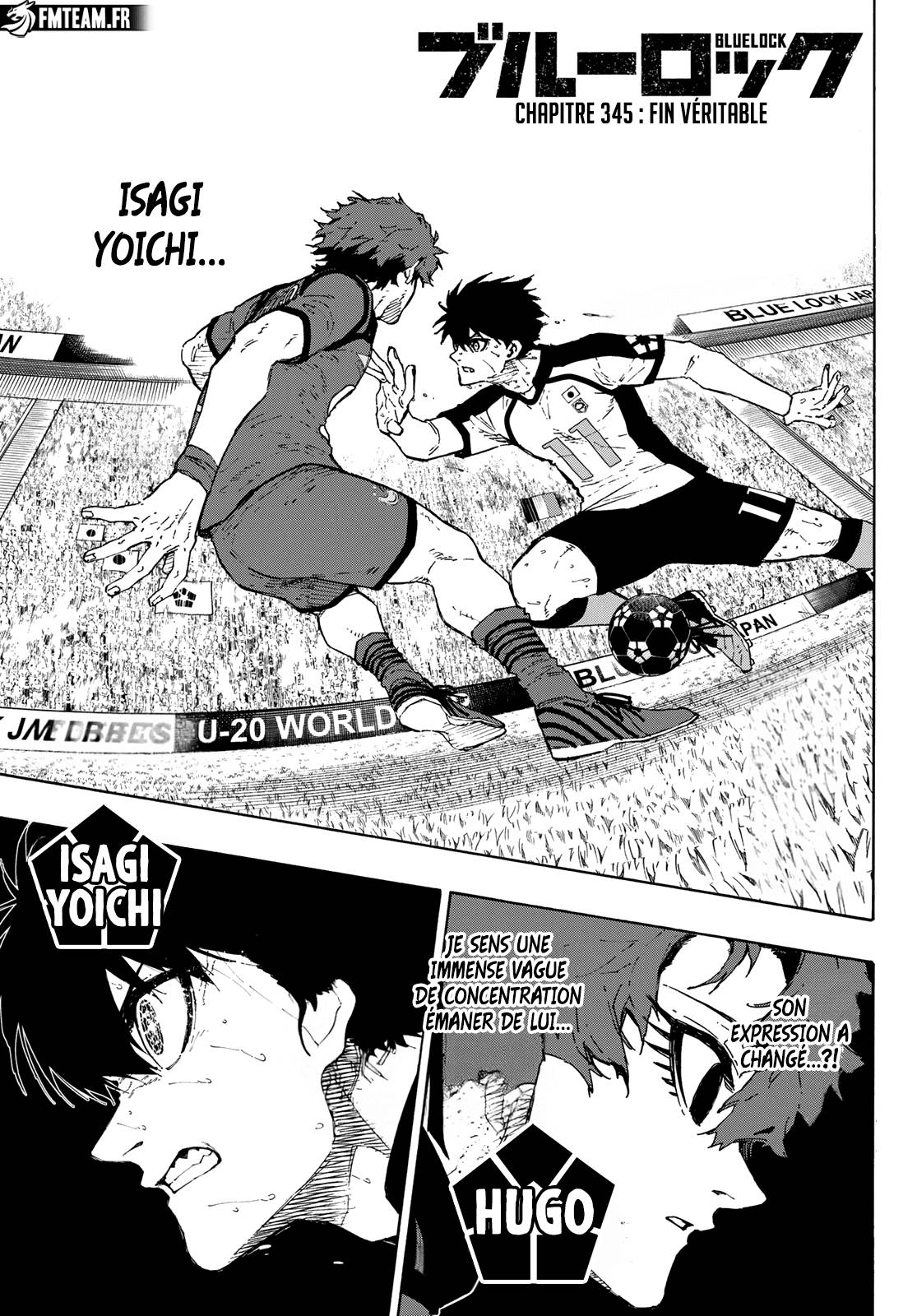 Lecture en ligne Blue Lock 345 page 1
