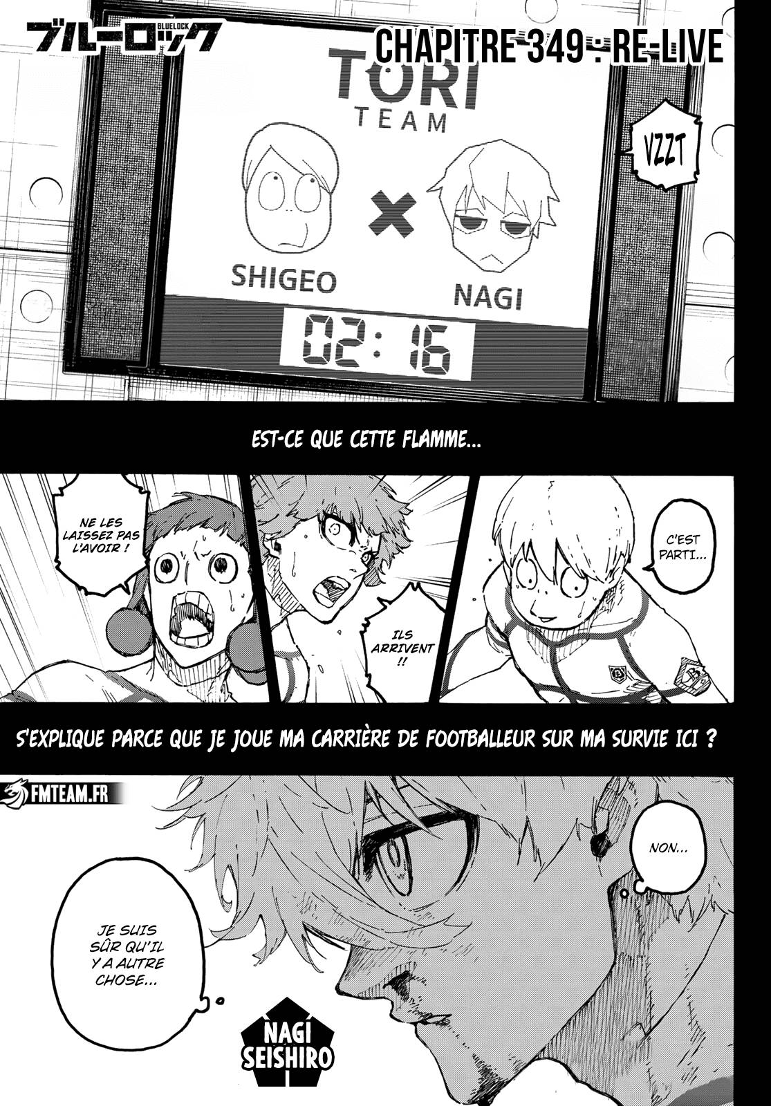Lecture en ligne Blue Lock 349 page 1