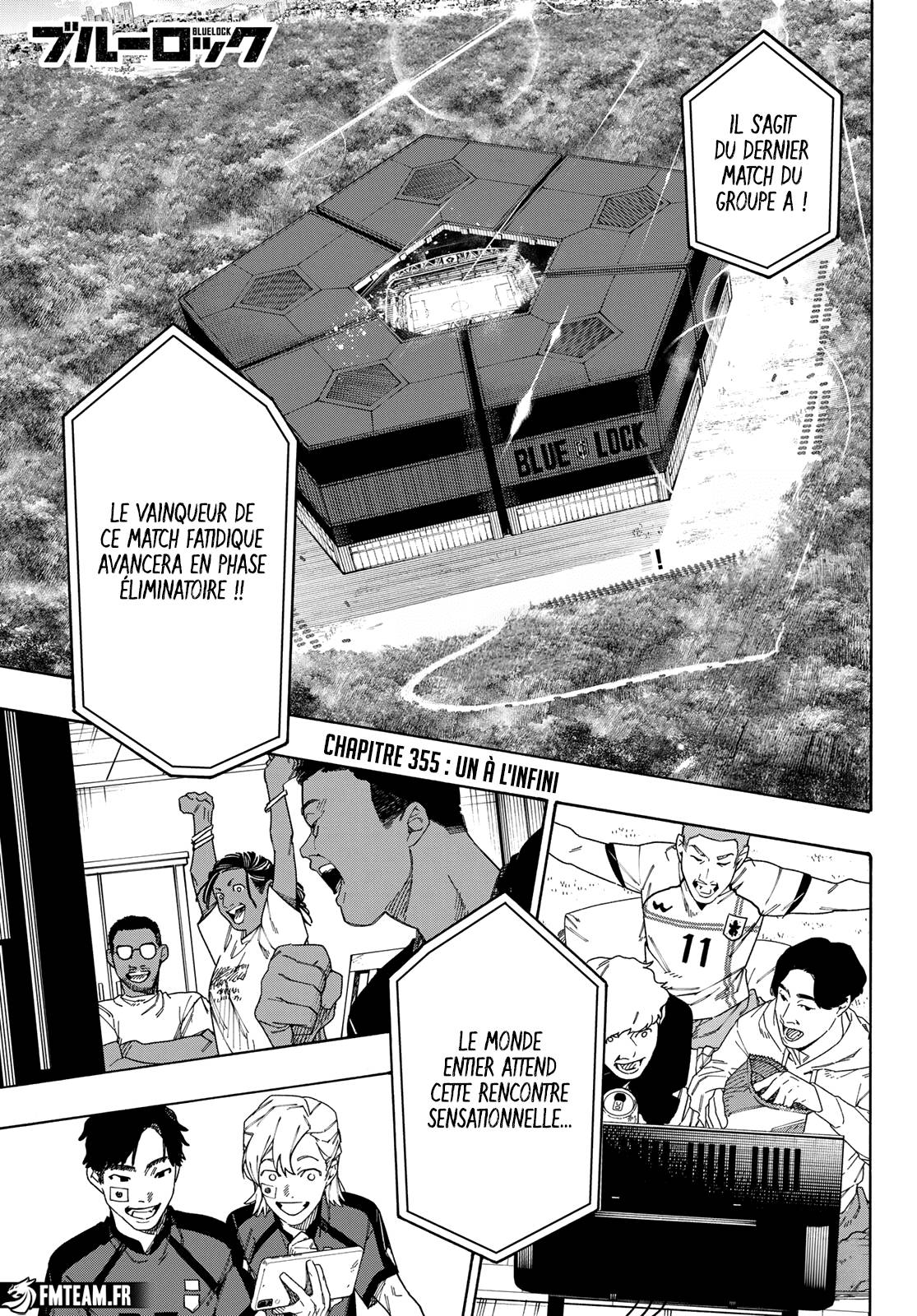 Lecture en ligne Blue Lock 355 page 1
