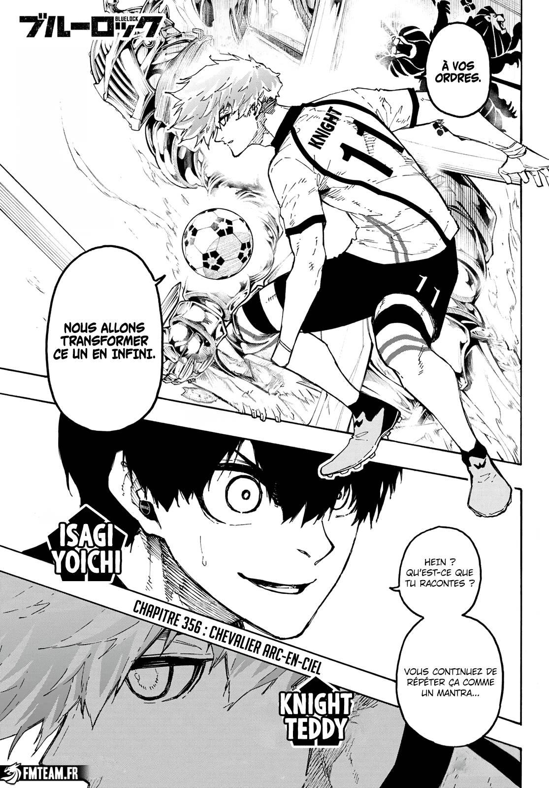 Lecture en ligne Blue Lock 356 page 1