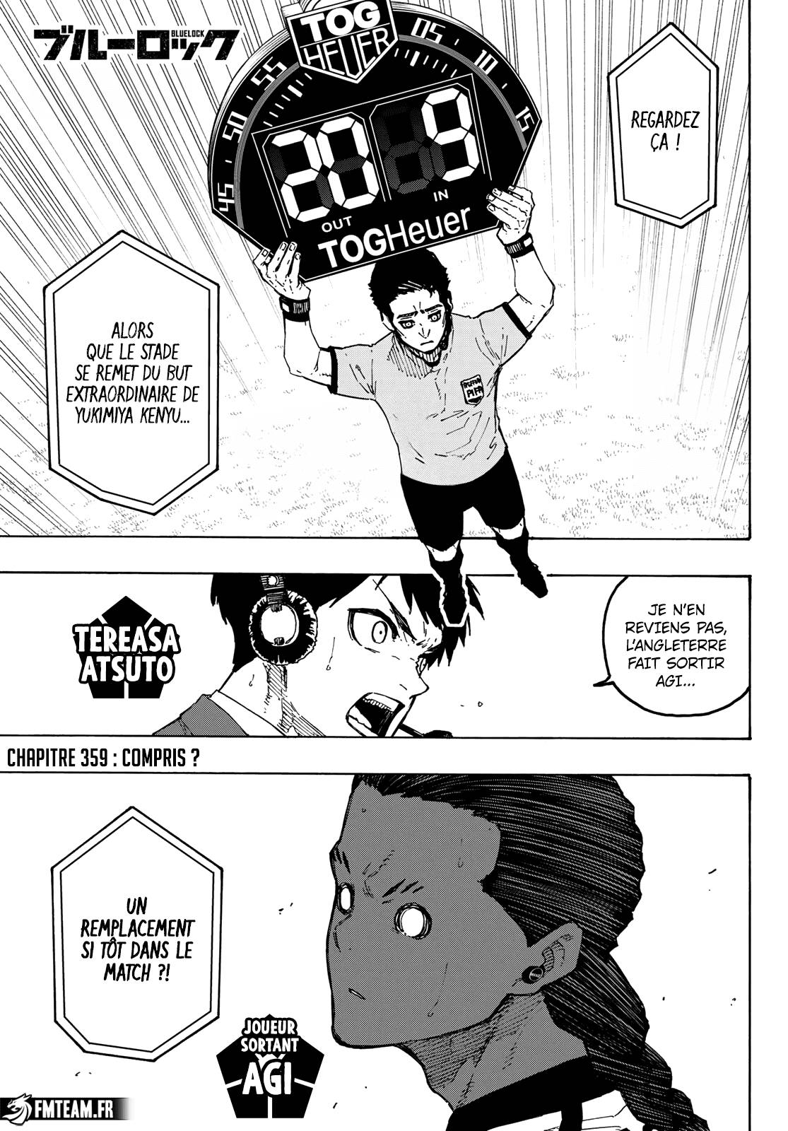 Lecture en ligne Blue Lock 359 page 1