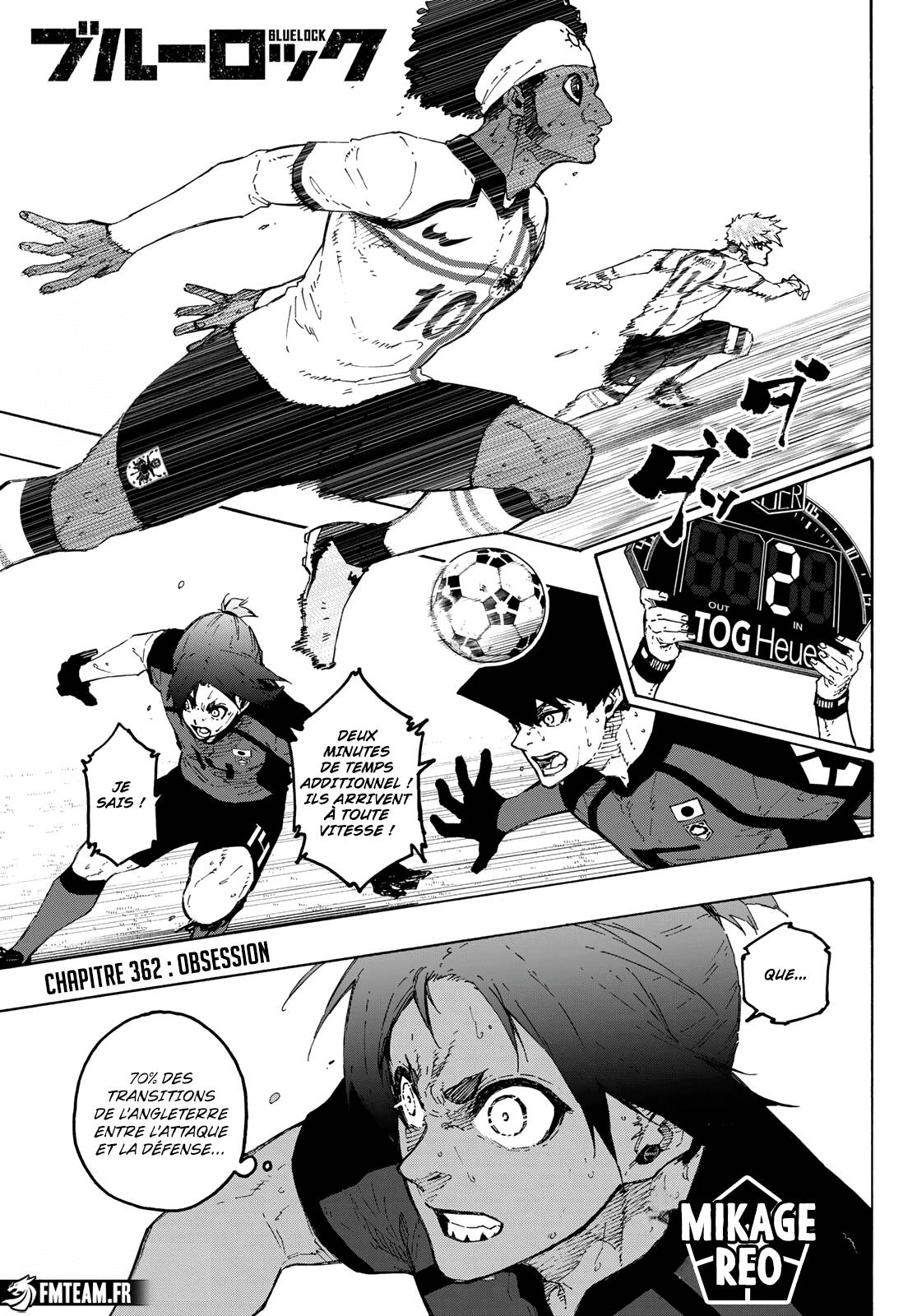 Lecture en ligne Blue Lock 362 page 1