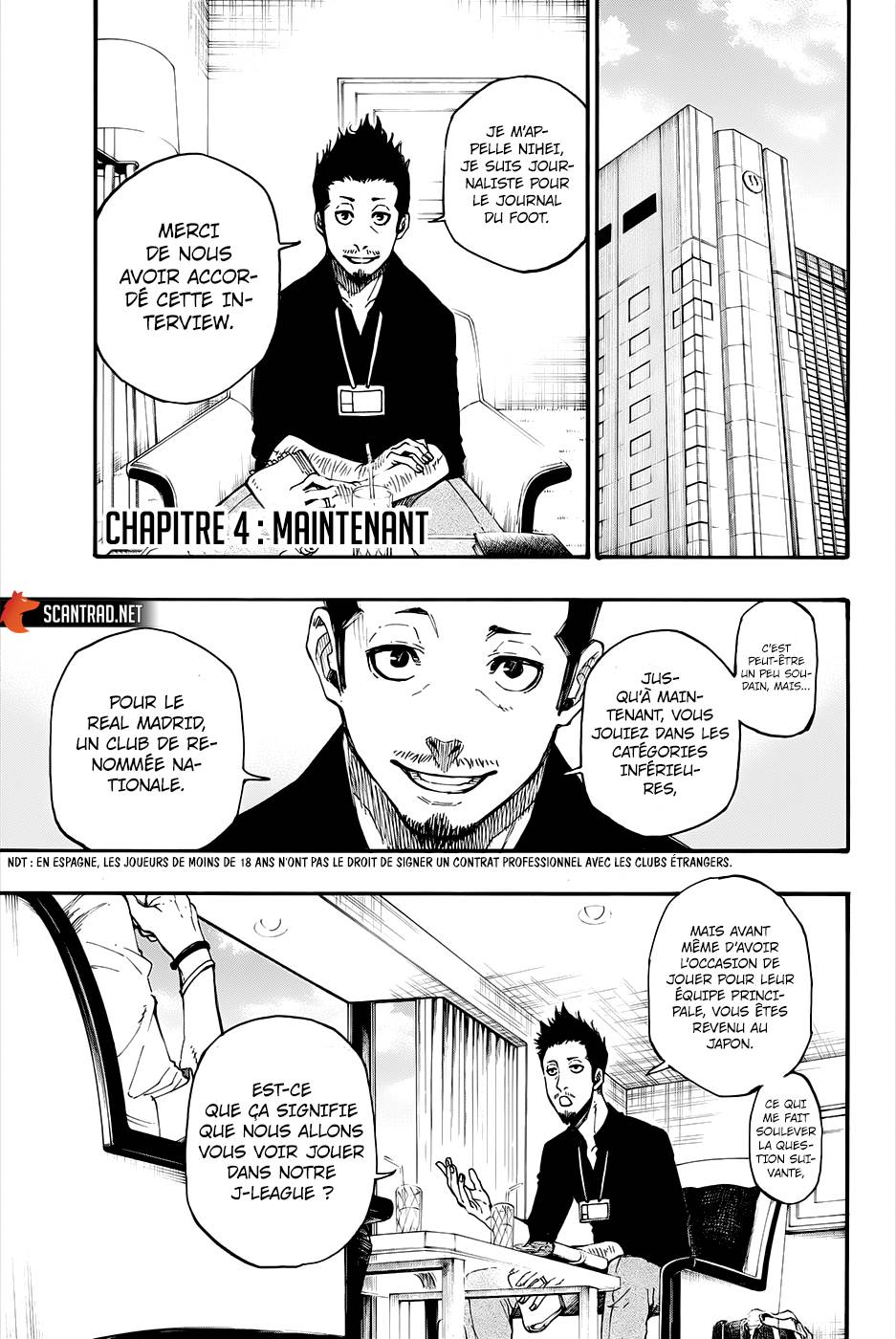 Lecture en ligne Blue Lock 4 page 1