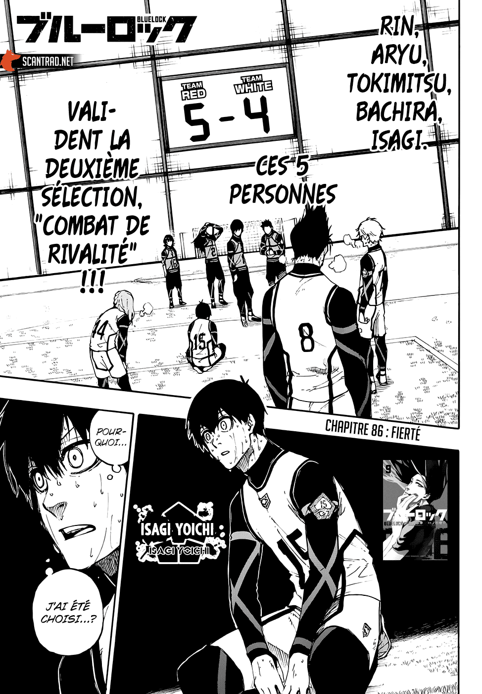 Lecture en ligne Blue Lock 86 page 1