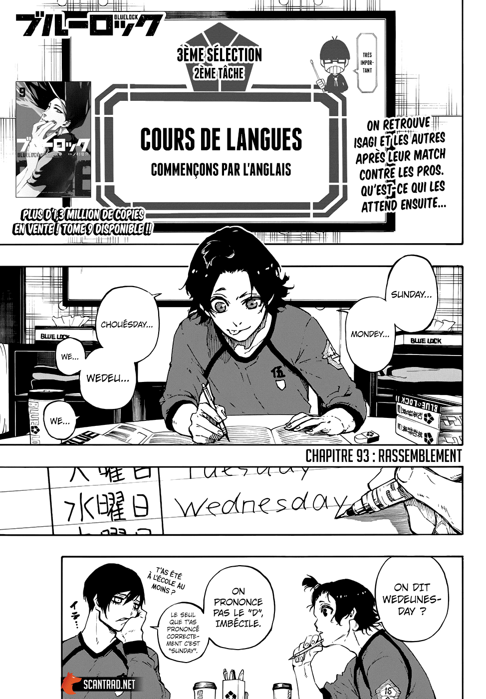 Lecture en ligne Blue Lock 93 page 1