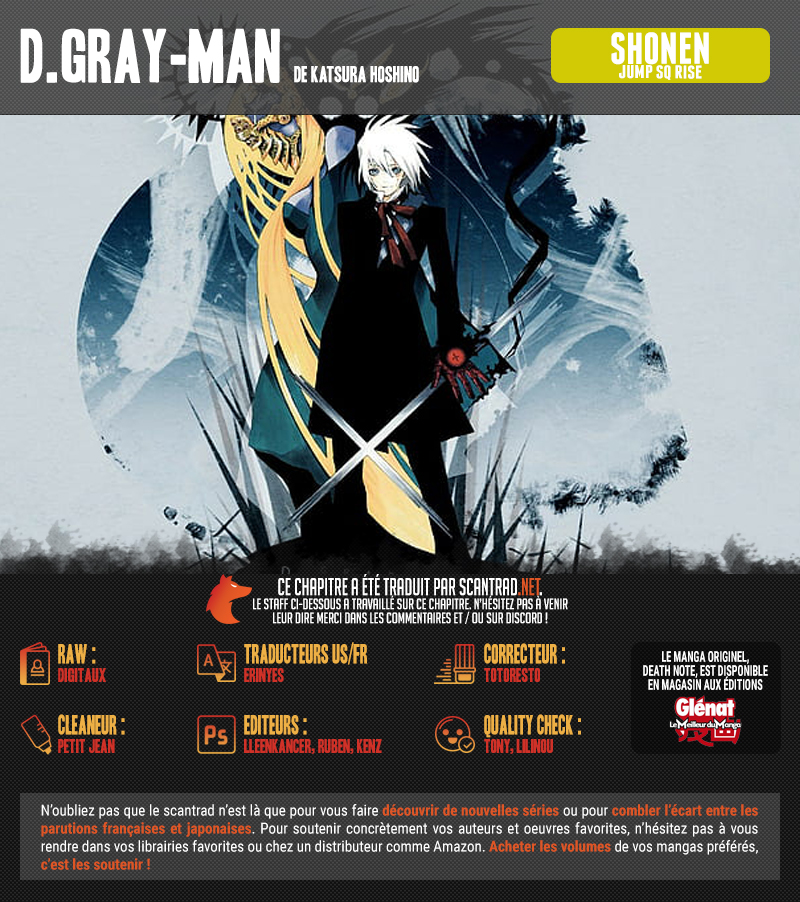 Lecture en ligne D Gray Man 237 page 2