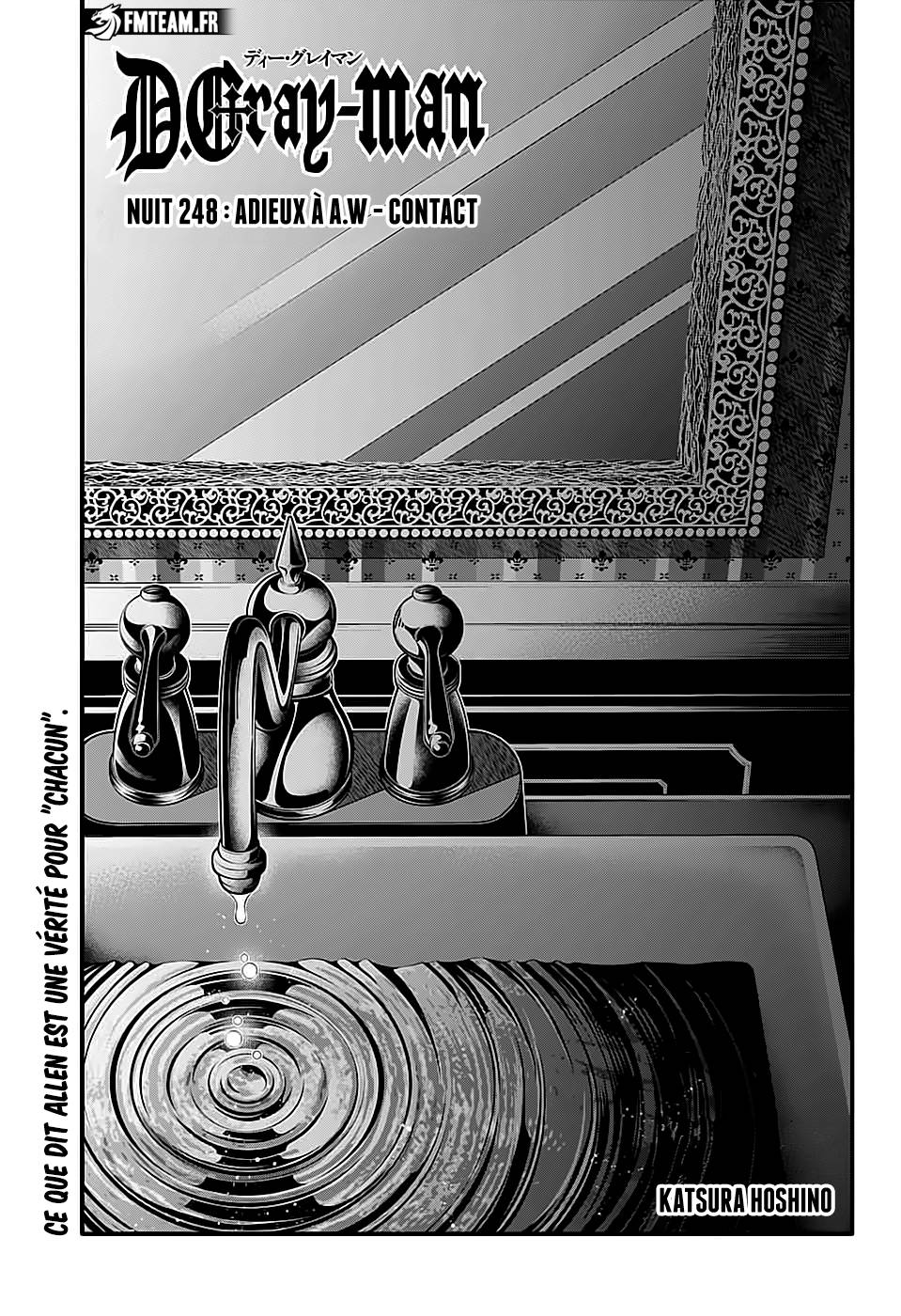 Lecture en ligne D Gray Man 248 page 2