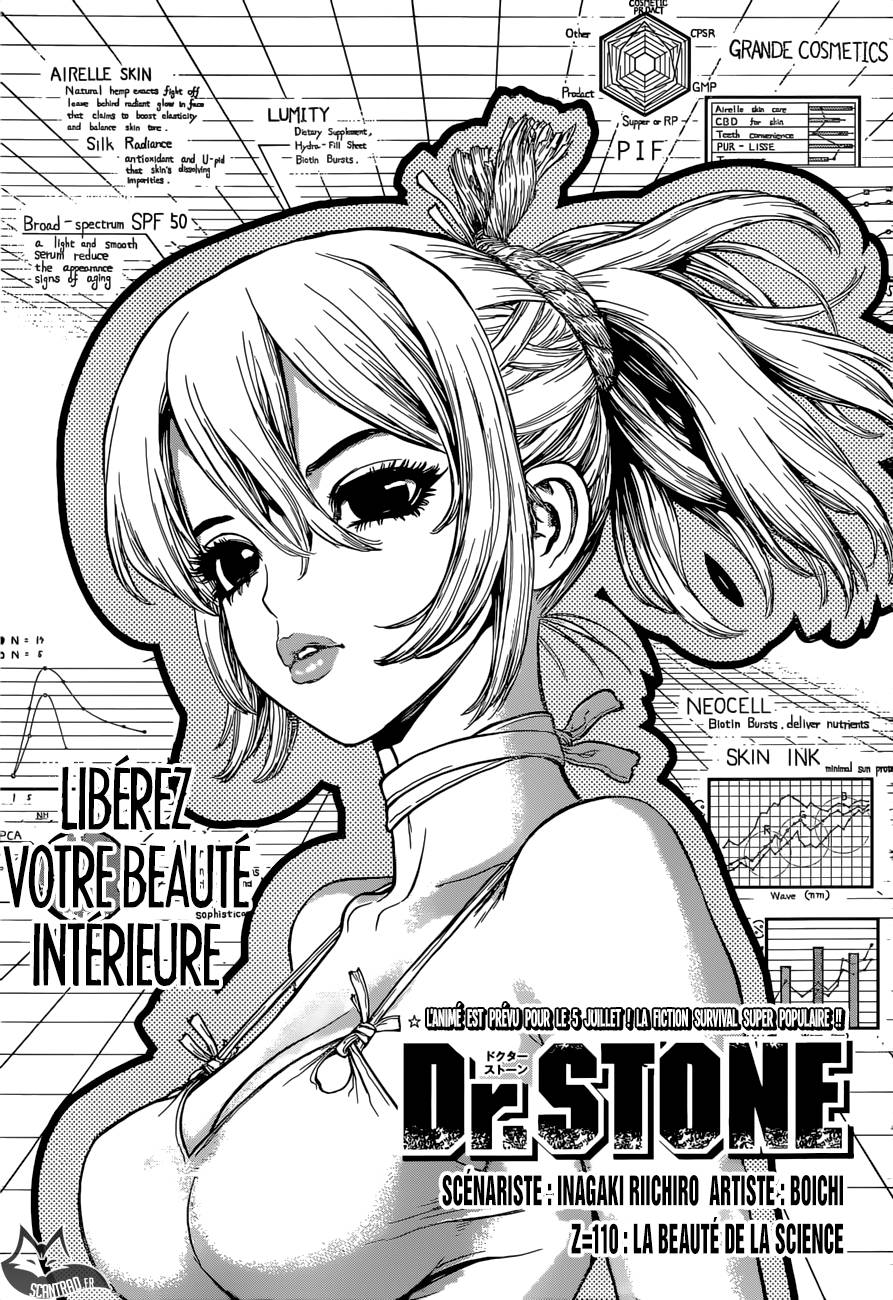 Lecture en ligne Dr Stone 110 page 1