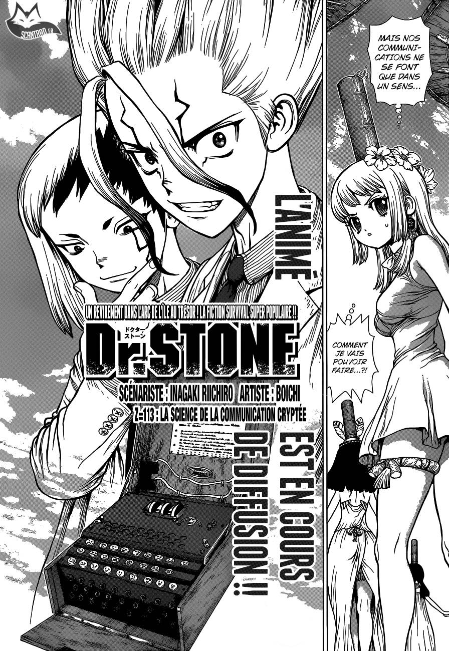 Lecture en ligne Dr Stone 113 page 3