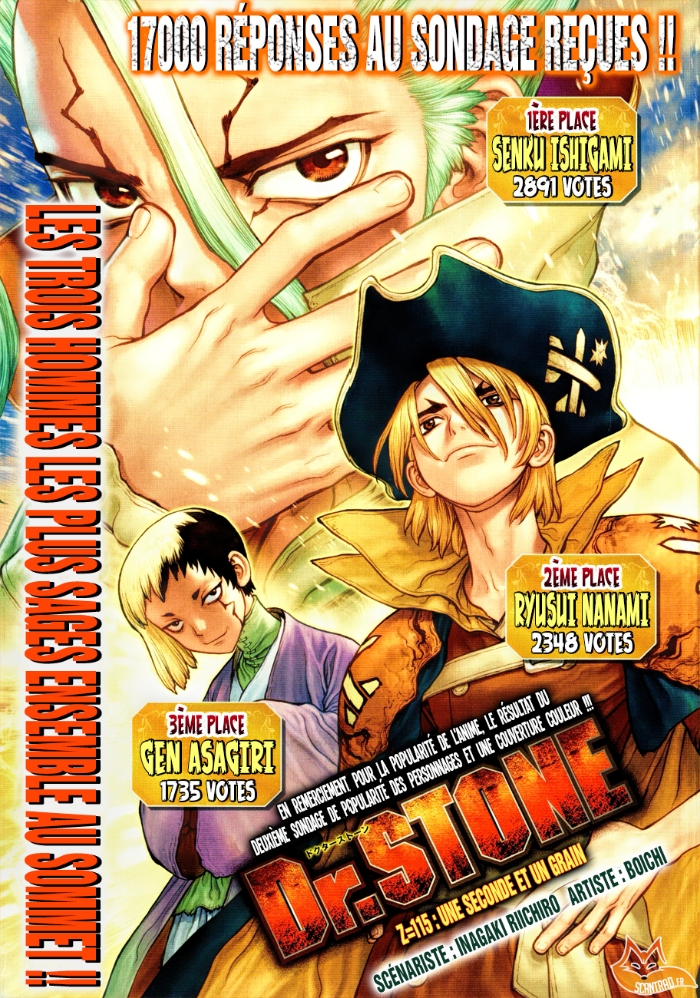 Lecture en ligne Dr Stone 115 page 1