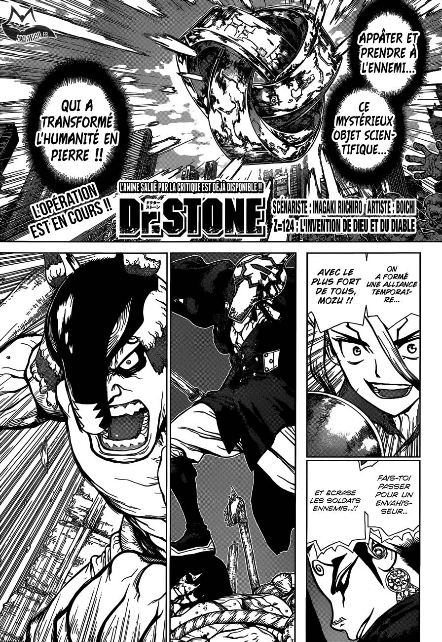 Lecture en ligne Dr Stone 124 page 1