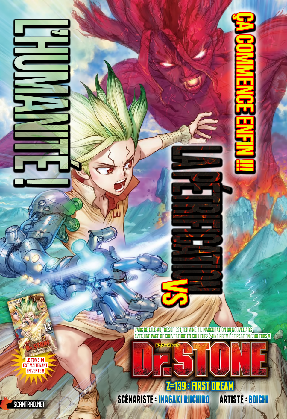 Lecture en ligne Dr Stone 139 page 1