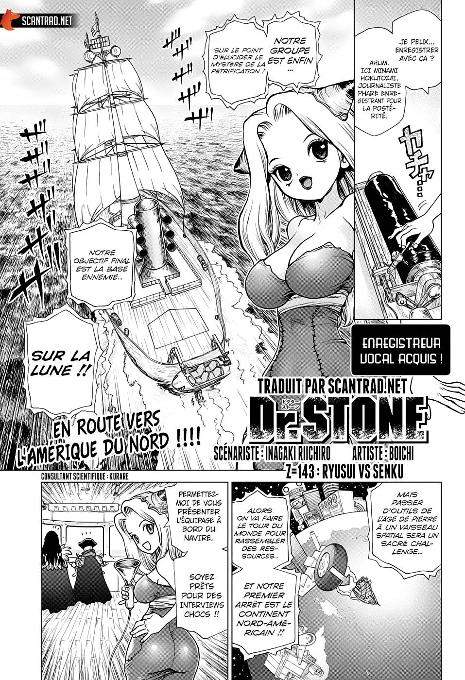 Lecture en ligne Dr Stone 143 page 1