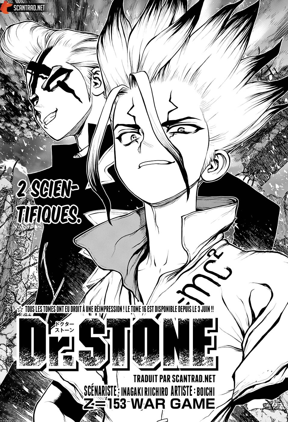 Lecture en ligne Dr Stone 153 page 1