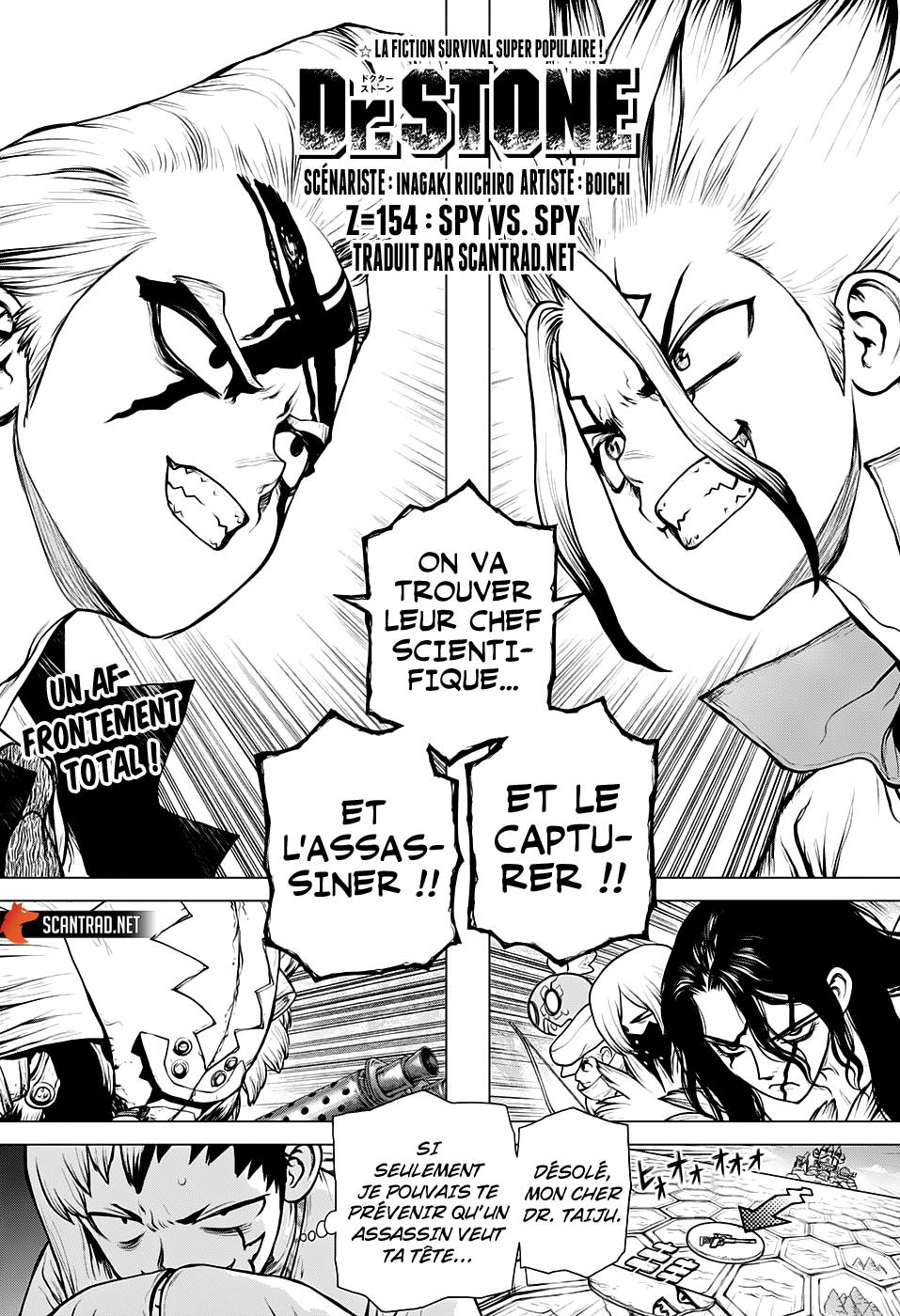 Lecture en ligne Dr Stone 154 page 1