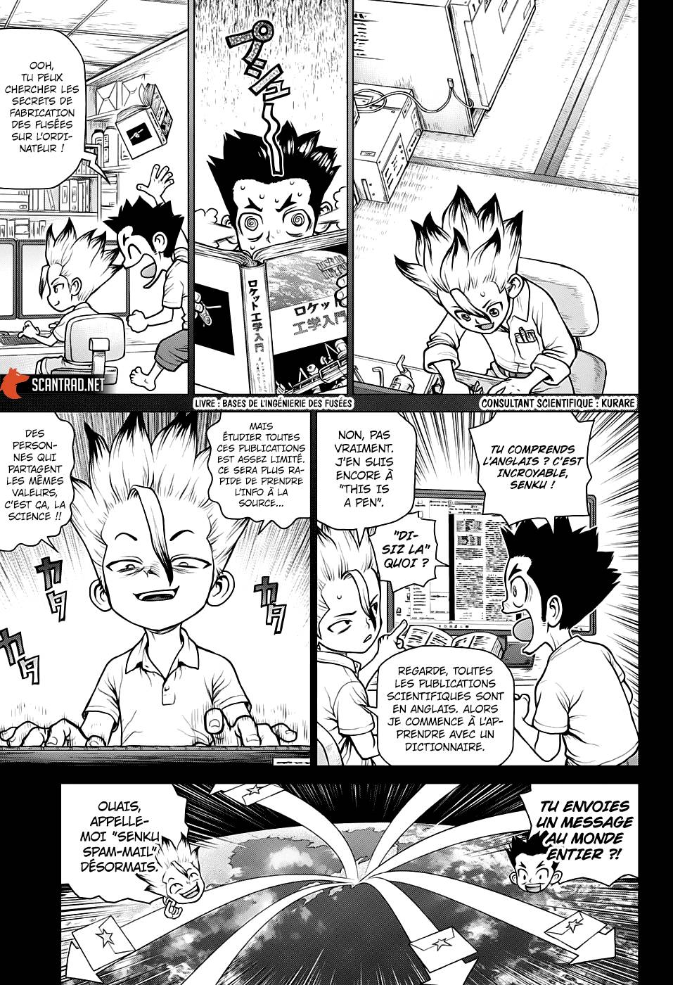 Lecture en ligne Dr Stone 156 page 4