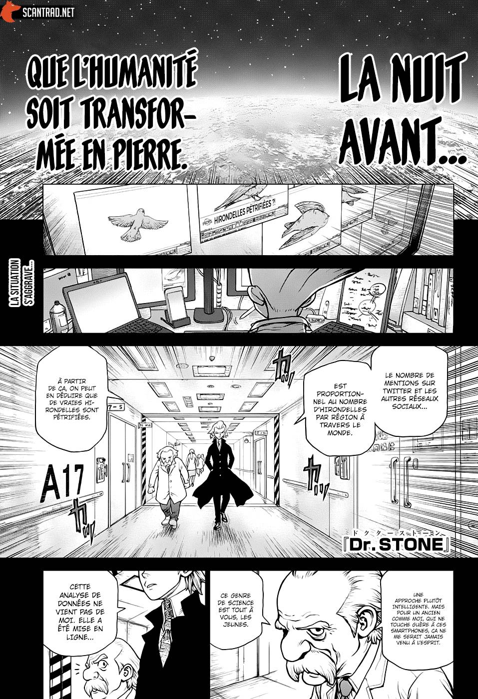 Lecture en ligne Dr Stone 157 page 1