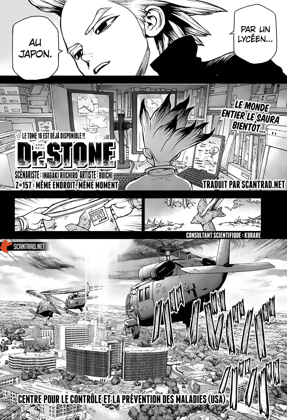Lecture en ligne Dr Stone 157 page 3