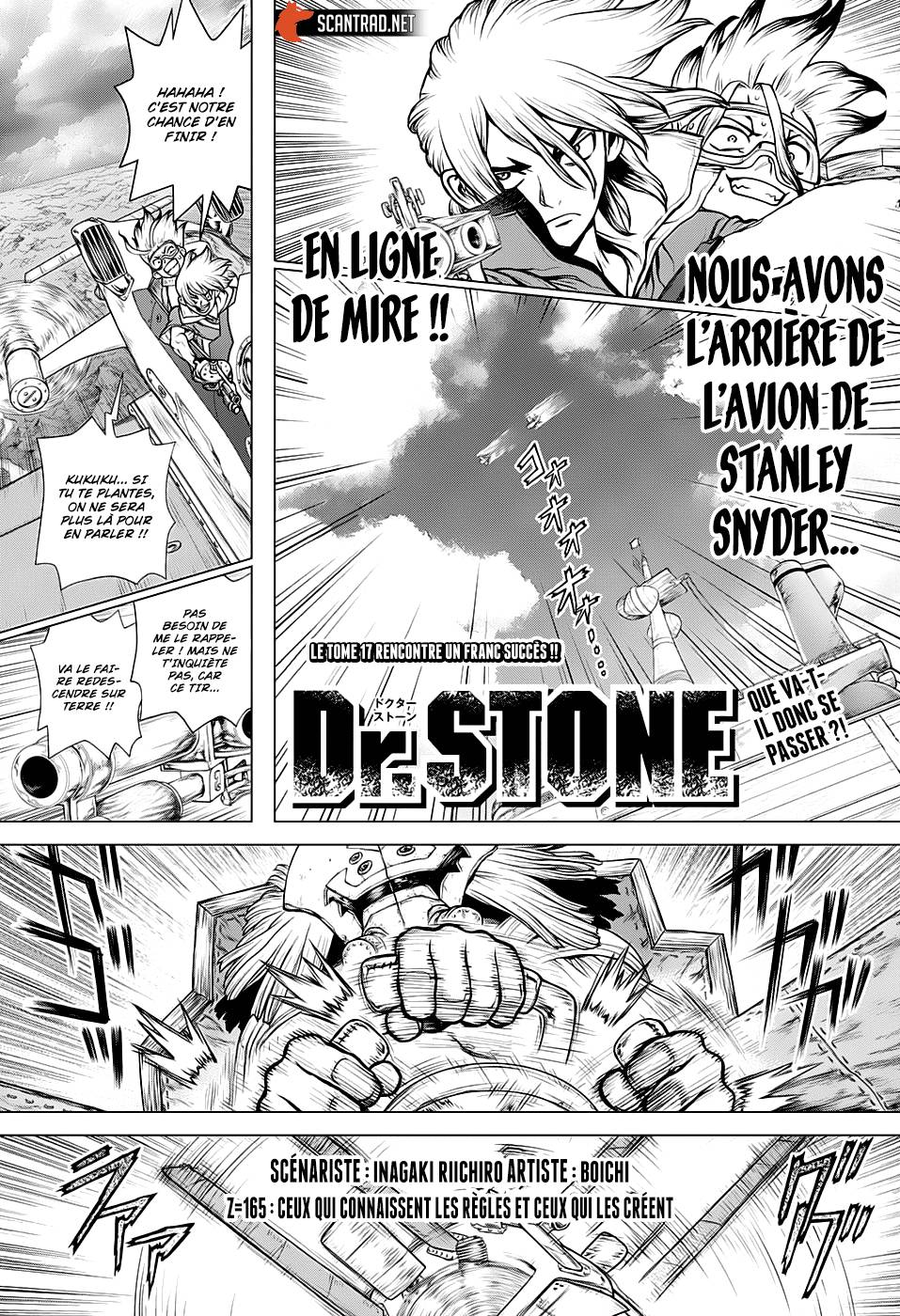 Lecture en ligne Dr Stone 165 page 1