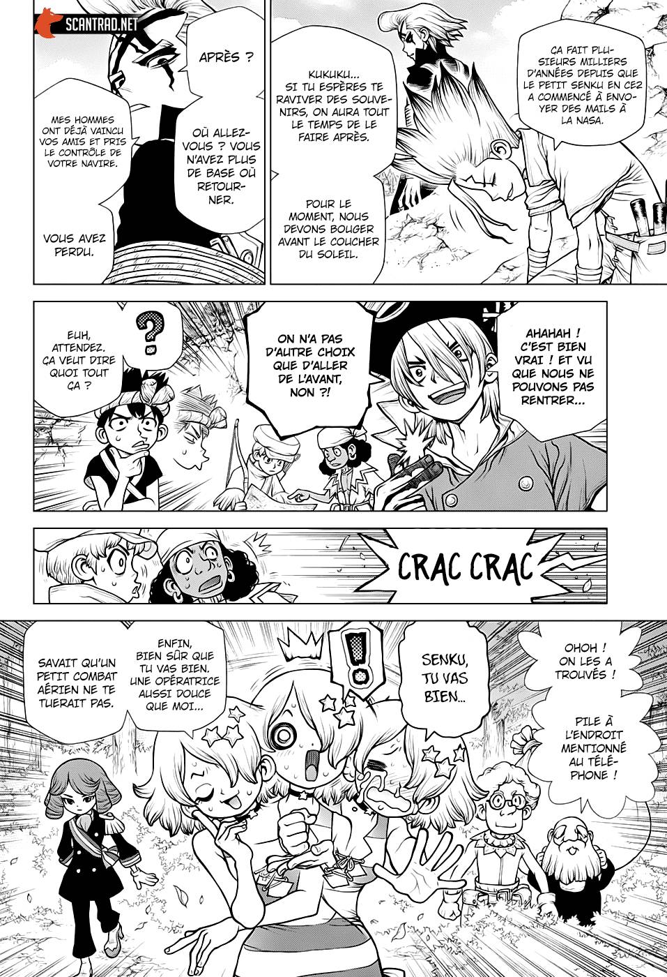 Lecture en ligne Dr Stone 168 page 10