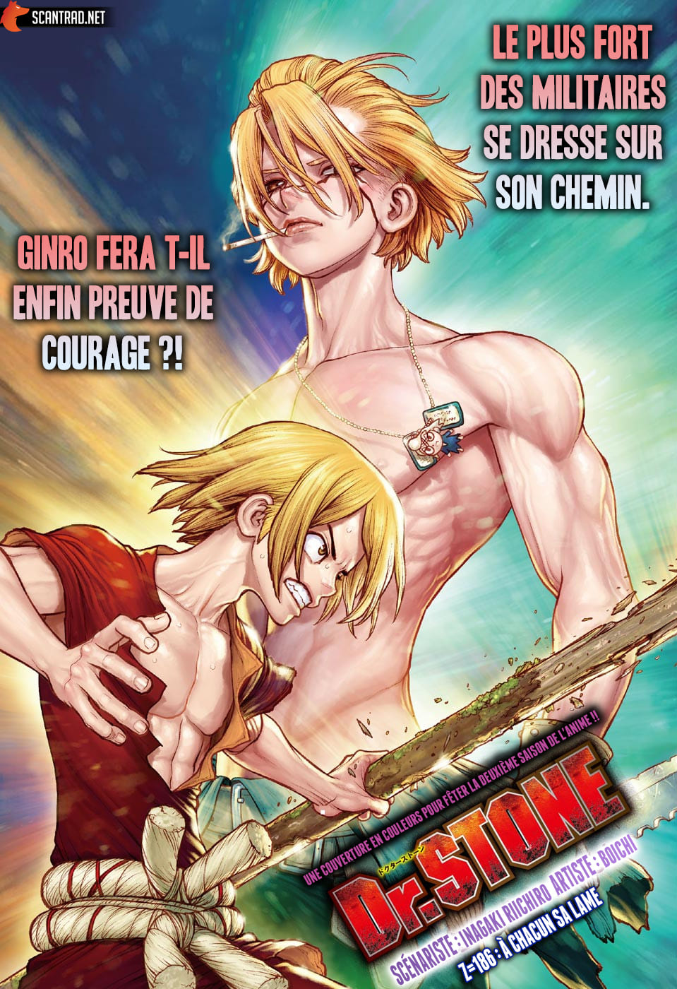 Lecture en ligne Dr Stone 186 page 1