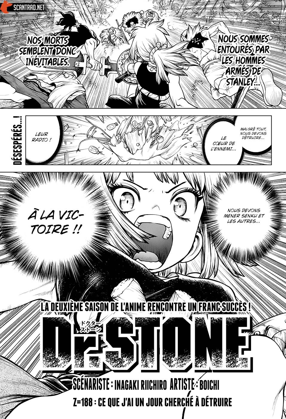 Lecture en ligne Dr Stone 188 page 1