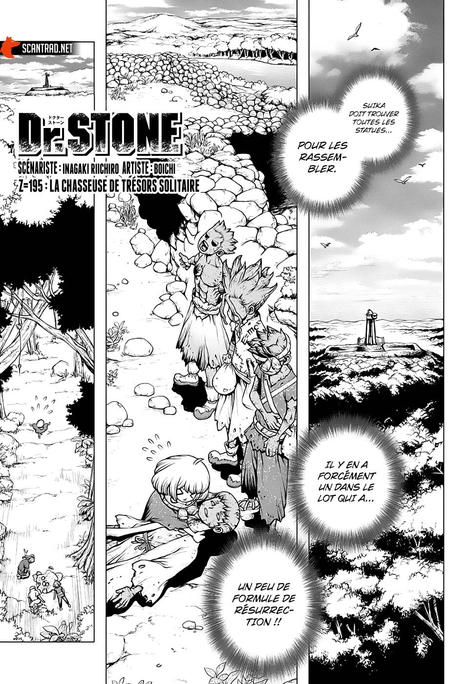 Lecture en ligne Dr Stone 195 page 1