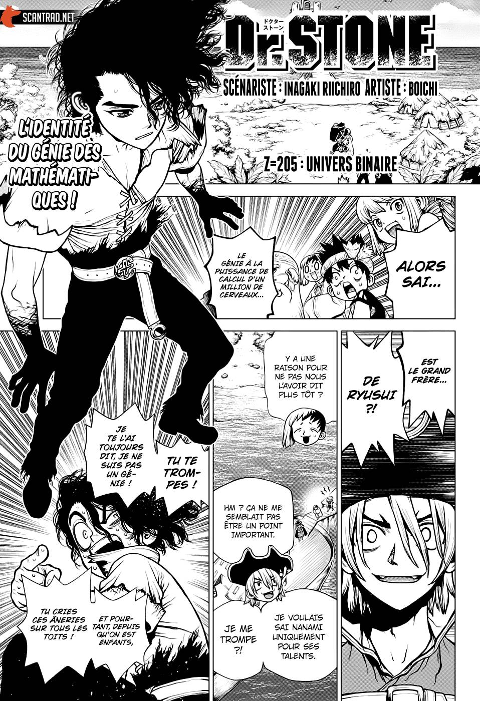 Lecture en ligne Dr Stone 205 page 1