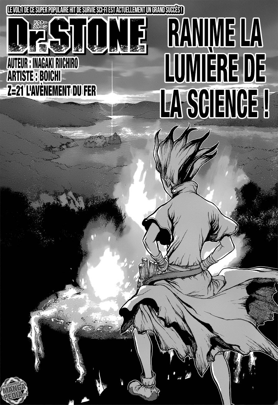 Lecture en ligne Dr Stone 21 page 1