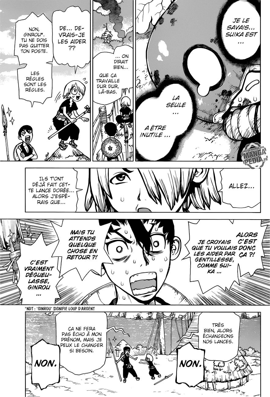 Lecture en ligne Dr Stone 21 page 17