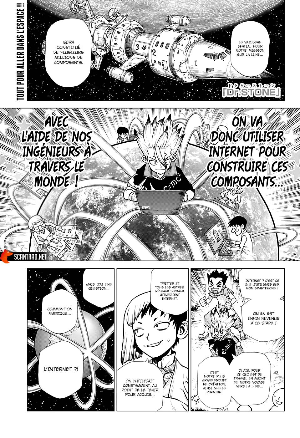 Lecture en ligne Dr Stone 218 page 1