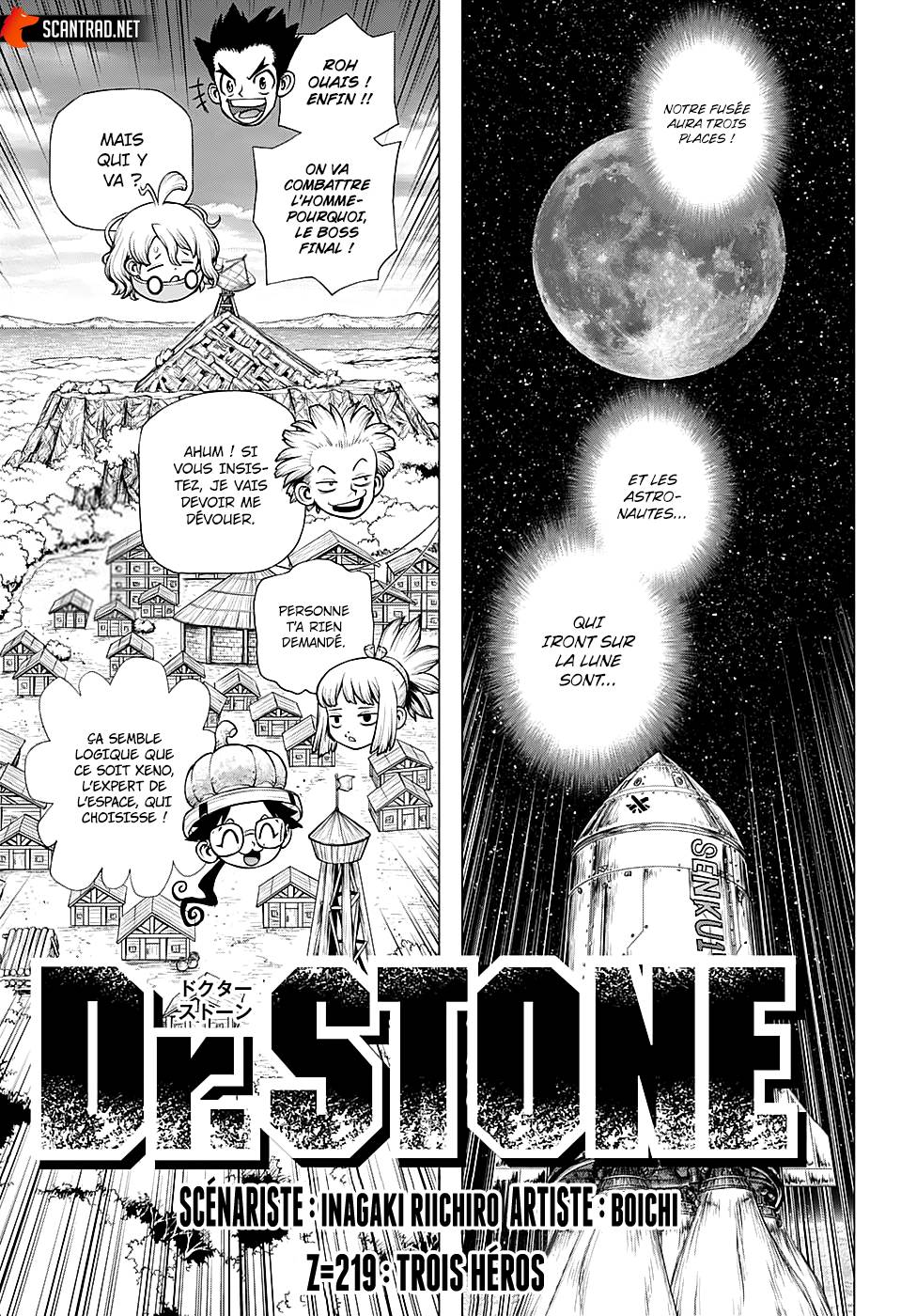 Lecture en ligne Dr Stone 219 page 1