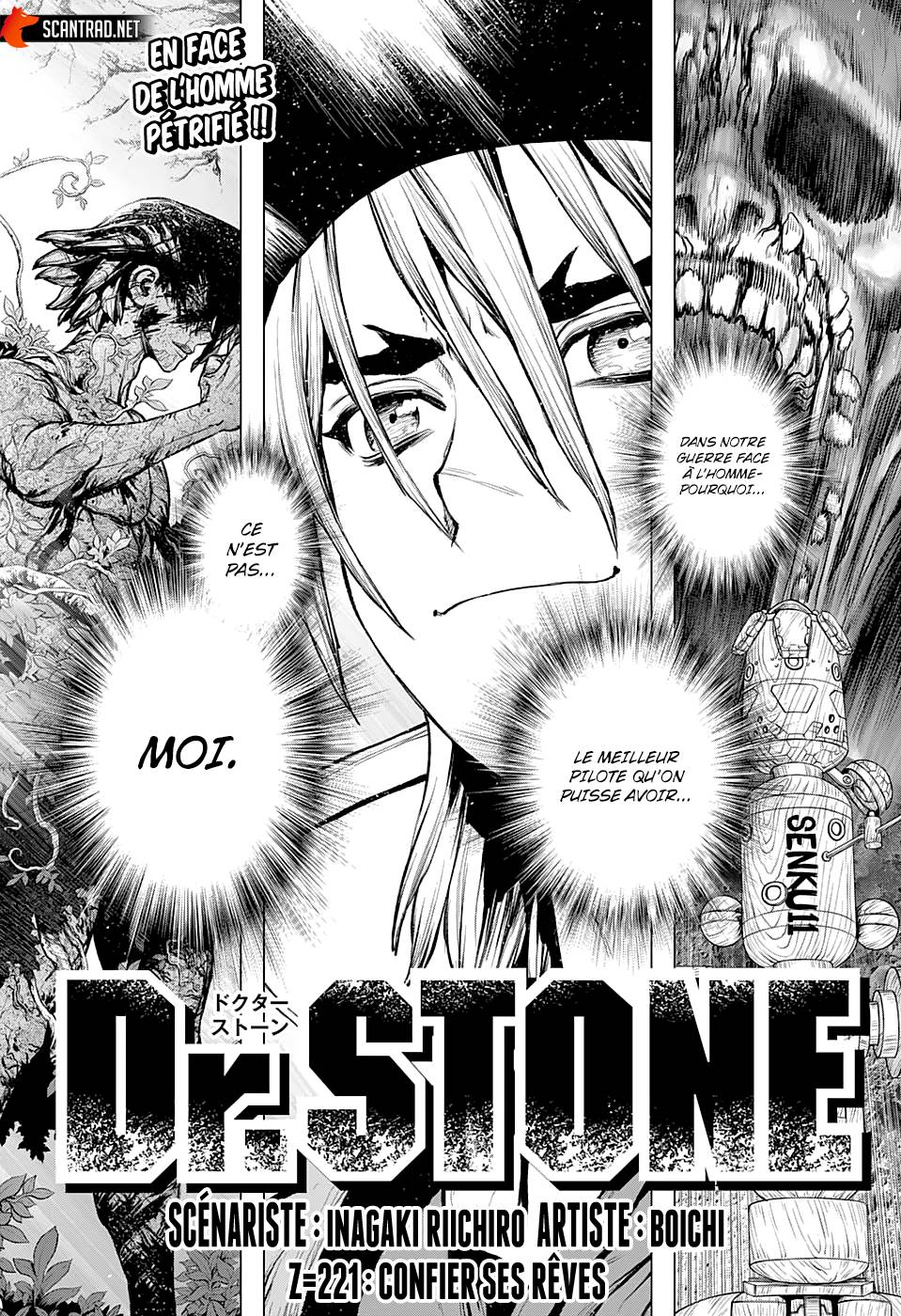 Lecture en ligne Dr Stone 221 page 1