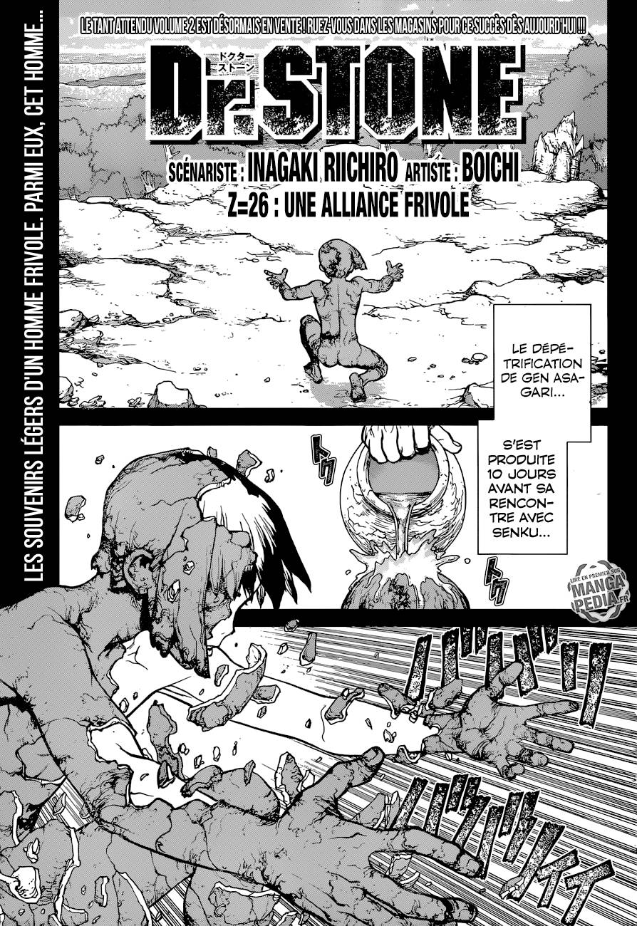 Lecture en ligne Dr Stone 26 page 1