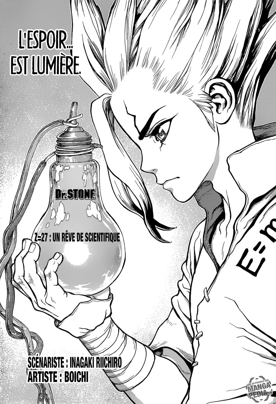 Lecture en ligne Dr Stone 27 page 3