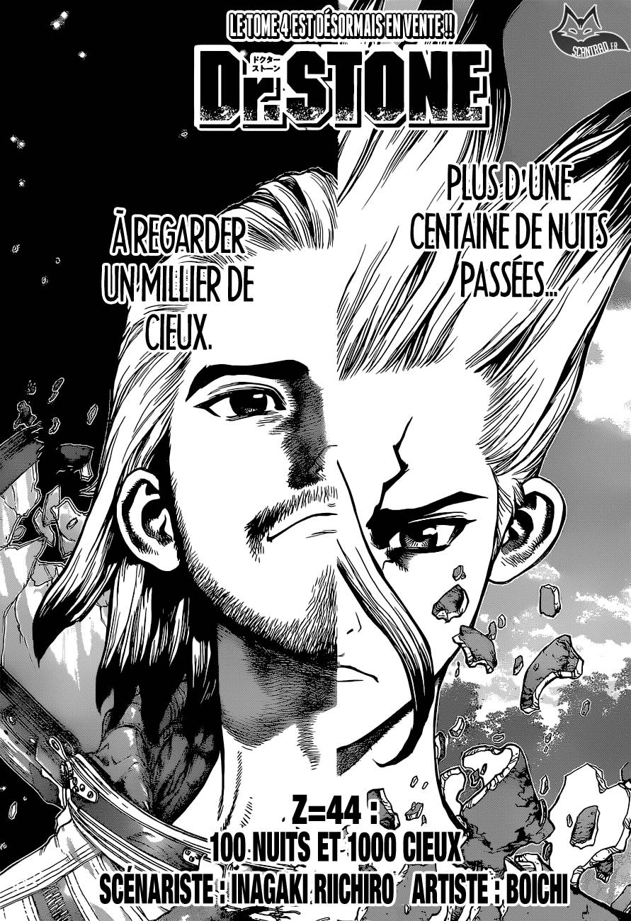 Lecture en ligne Dr Stone 44 page 1